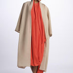 Abito seta con sciarpa DOLPHIN POPPY sofie d'hoore 