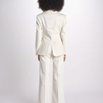 giacca quattro tasche TAMARA 25S4JAC20 ECRU destree 