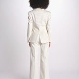 giacca quattro tasche TAMARA 25S4JAC20 ECRU destree 