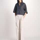 pantalone diritto in cotone MELODY L 684 54 85 PABBLE quelledue 