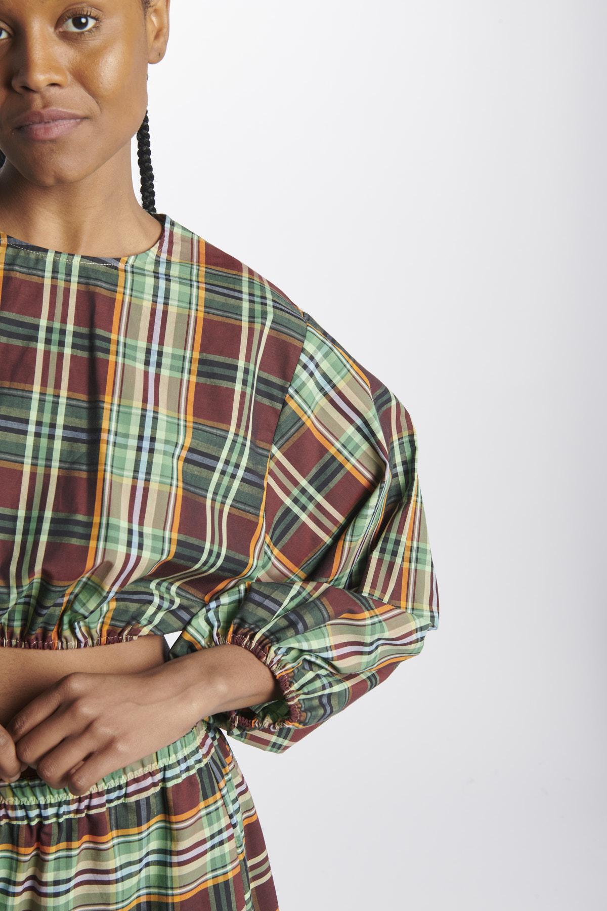 Top corto M/L MOD14 BORDEAUX MULTI milaura 