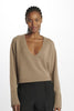 Oversized V-neck sweater