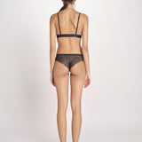coulotte in satin e pizzo GLORIA L2541215 BLACK 900 love stories 