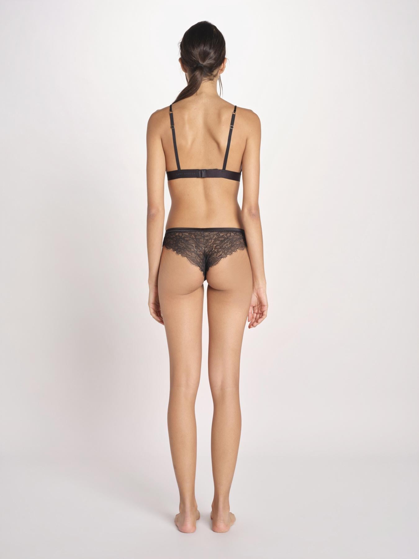 coulotte in satin e pizzo GLORIA L2541215 BLACK 900 love stories 