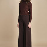 pantalone palazzo ALMA TLWC3101W0206ABTPB BROWN T0215 the latest 