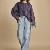 camicia girocollo scozzese GALATEA CHB CHECK B bellerose 