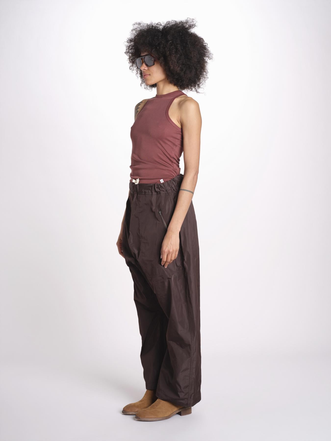 pantalone zip over in nylon PACK KLEIN sofie d'hoore 