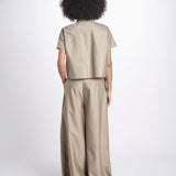 camicia in cotone con maniche corte U2172 CHINO dusan 