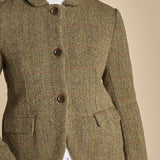 giacca in shetland con colletto rotondo 0959 18320 aspesi 