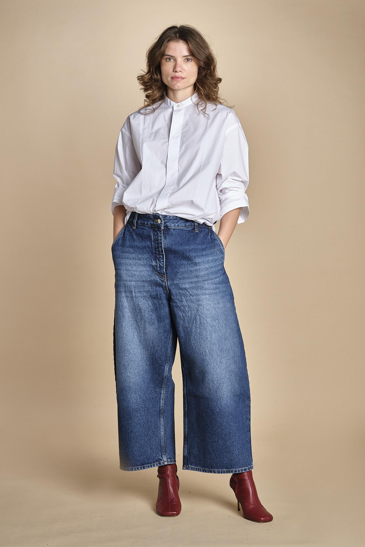 denim over CHALCO SNW WORNVWASH INDIGO studio nicholson 