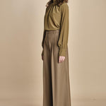 pantalone in batavia con tasca sul retro MONIQUE 689907 19 quelledue 
