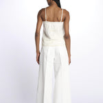 Top DACY spallina ricamo 648488 ECRU m.a.b.e. 