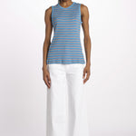 Canotta costine righine GUESS NOT SO TIRED NAVY howlin' 