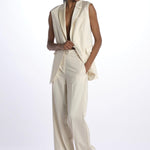 Gilet filo scozia 3417 AVORIO circolo 1901 