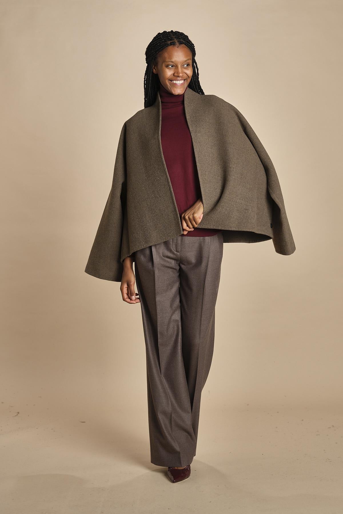 dolcevita over in lana merinos MIL LAU5 E14015 BORDEAUX milaura 