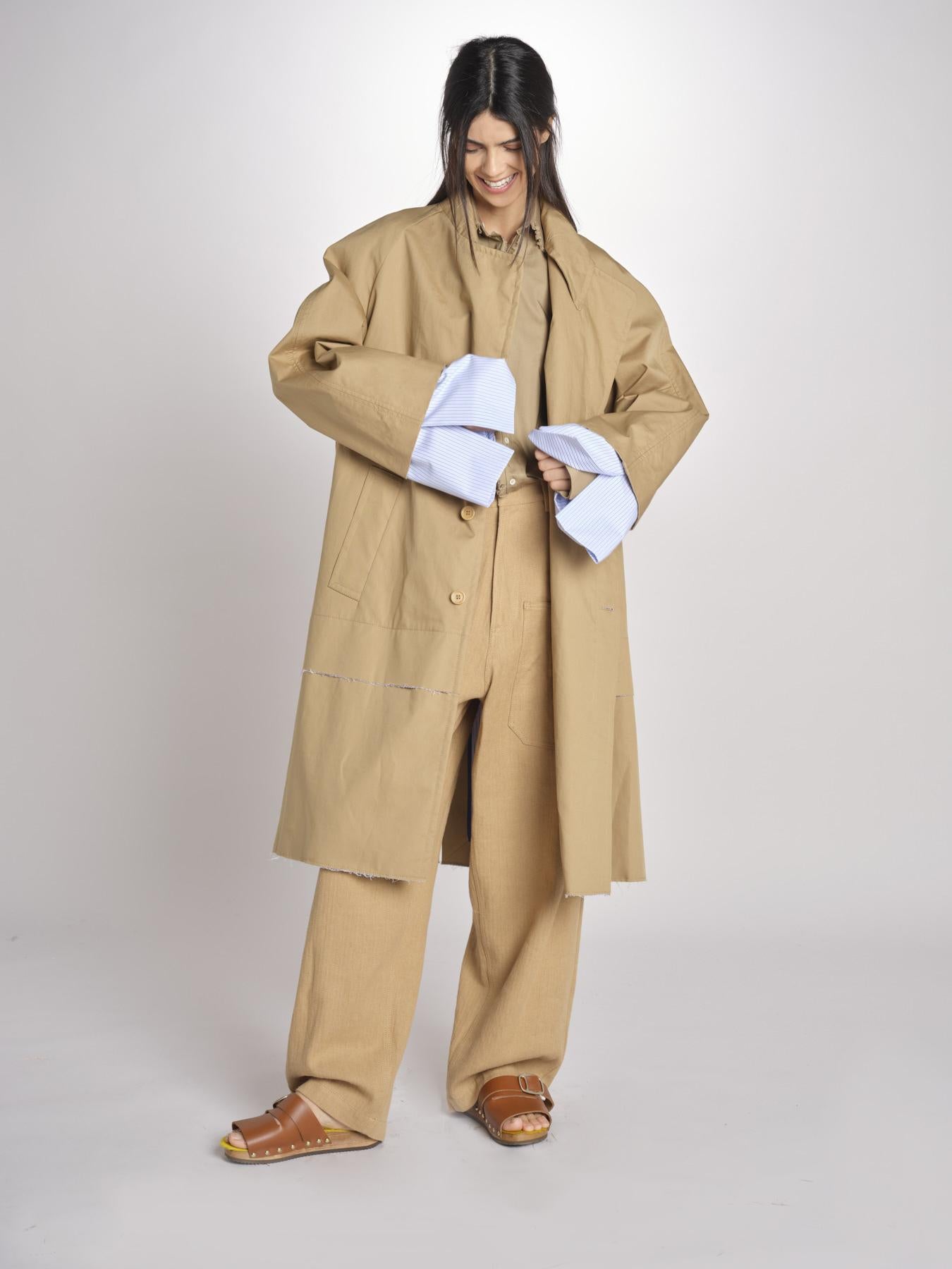trench CHARLIZE TRENCH MJD558_MONTR_ BEIGE jejia 