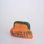 SIS cluctch bag uncinetto multicolor SIS ARANCIO VERDE nadia dafri 