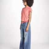t-shirt girocollo manica corta WSCT20 377 CALIPSO PINK merz b 
