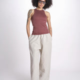 pantalone stropicciato PAVON NATURAL sofie d'hoore 