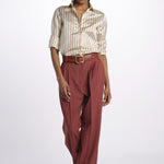 Pantalone MORENA pinces lana seta MORENA687786 48 quelledue 