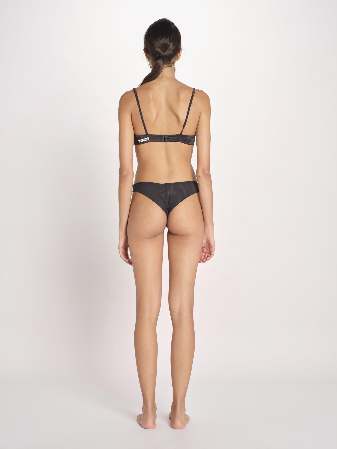 slip in satin CARL L2611048 BLACK 900 love stories 