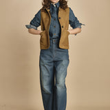 gilet di montone reversibile. BLS1605 KAK2325S soeur 