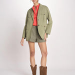 N616 giacca in nylon con tasche N616 01260 VERDE aspesi 