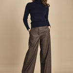 pantalone lungo chiuso fondo. NANCY NAN18 CHECK nine in the morning 