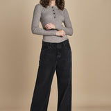 polo a costine CADEE KNIT BLOUSE LIGHT TAUBE herskind 