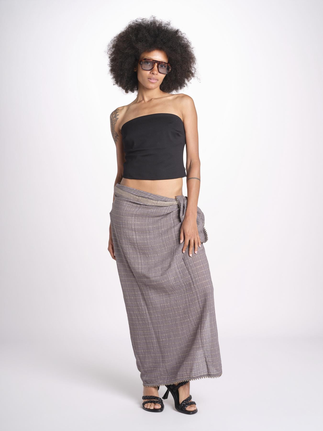 pareo in lurex gessato NORA STONE christianzen 