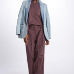Camicia ILENIA popeline ILENIA IL31 BURGUNDY nine in the morning 