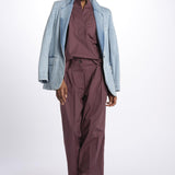 Camicia ILENIA popeline ILENIA IL31 BURGUNDY nine in the morning 