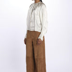 Camicia manica sbuffo CUTWORK BE24499 IVORY milaura 