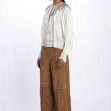 Camicia manica sbuffo CUTWORK BE24499 IVORY milaura 