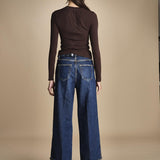 denim con risvolto THE CUFFED WIDE 2021210 SPENDER SPCR frame 