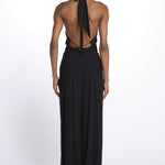 MYLA abito lungo scollo americana MYLA BLACK amazuìn 