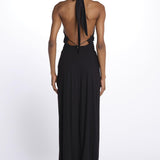 MYLA abito lungo scollo americana MYLA BLACK amazuìn 