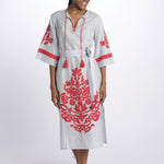 benaras soleil BE24876PALE BLUE RED