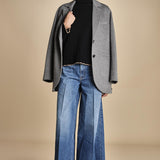 denim over con orlo THE HEADLINER SNEAK 10068 313 mother 