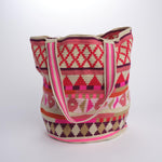 RAVEN shoppin bag G12W-0005-3090 PINK RED guanabana 