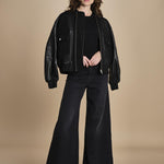 79% COTONE 14% LYOCELL 6%ELASTOMULTIESTERE 1% ELASTANE SERENA XJN02 BLACK DENIM STRETCH ps don't forget me 