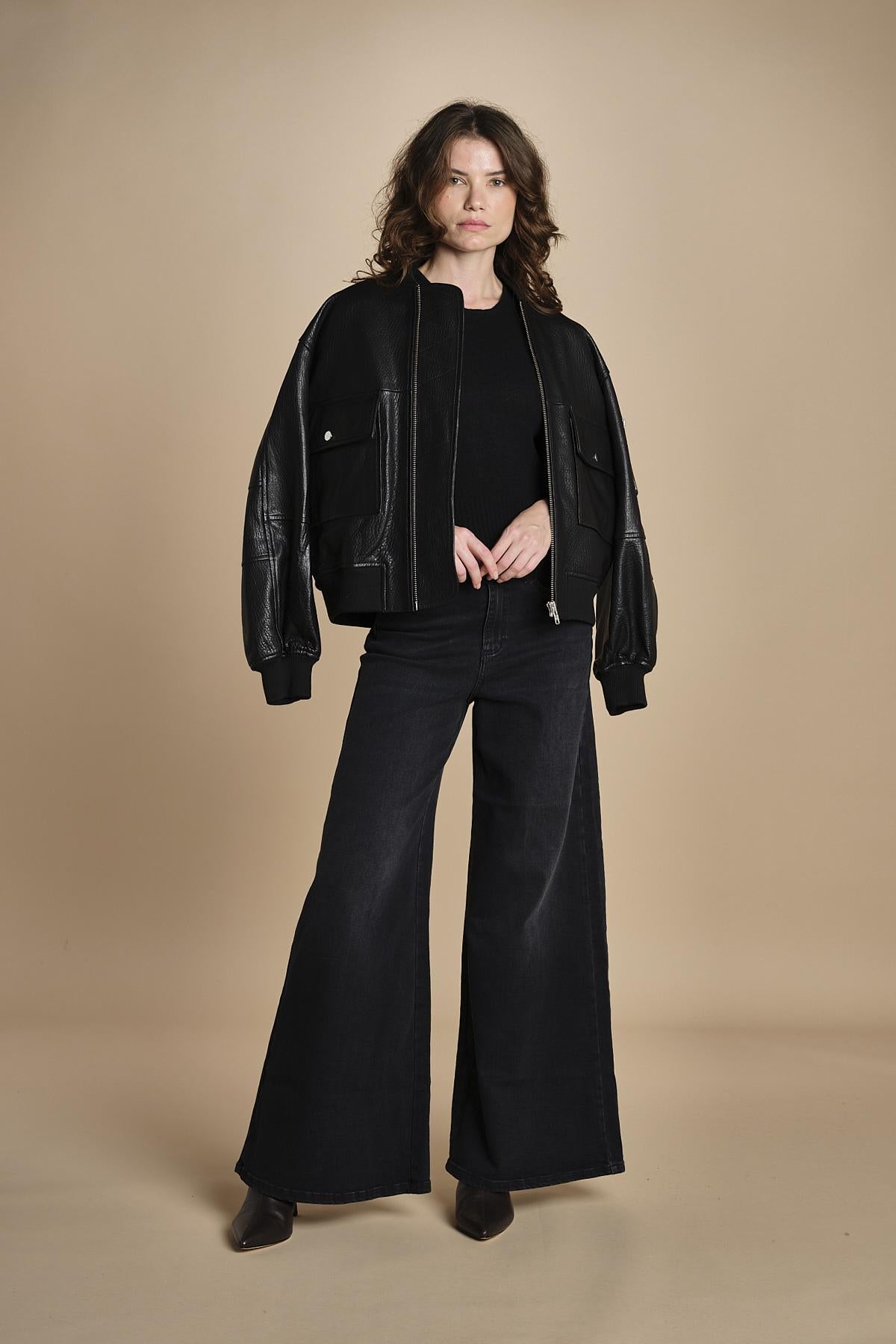 79% COTONE 14% LYOCELL 6%ELASTOMULTIESTERE 1% ELASTANE SERENA XJN02 BLACK DENIM STRETCH ps don't forget me 