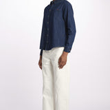 STACY  chemise jeans leggera ls 09 sh by fam. STACY INDIGO fam 