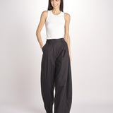 pantalone over con pinces BILLIE 3111 T0160 BLACK T0002 the latest 