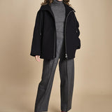 pantalone in tela con 2 pinces ACUNA SNW SLATE MELANGE studio nicholson 