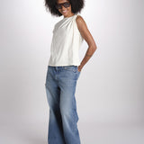 t-shirt asimmetrica ALLIA ECRU ba&sh 