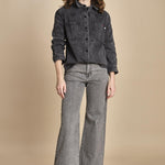 camicia in denim SOFIA CARBON fam 