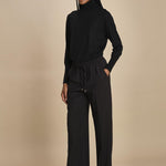 pantalone con coulisse tela lana CLIFF 5EVA01-V04013 NOIR vanessa bruno 