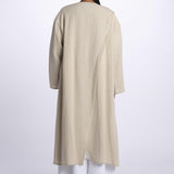 1632 cappotto lungo lino doppiato 1632 NATURAL dusan 