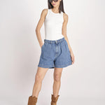 bermuda in denim JUDY STRUCTUREDENIM 73 true avenue 